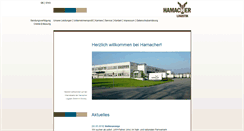 Desktop Screenshot of hamacher-logistik.de